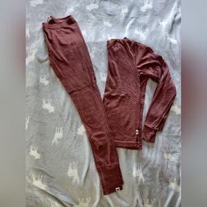 Nui Organic Merino/Silk Base layer Set